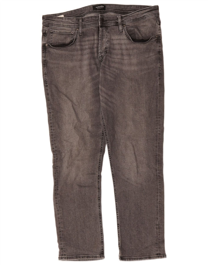 Jack & Jones Jean Slim Homme W38 L32 Gris Coton