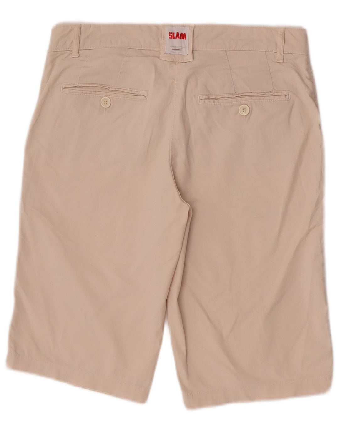 Slam Short Chino Femme IT 42 Moyen W30 Coton Beige