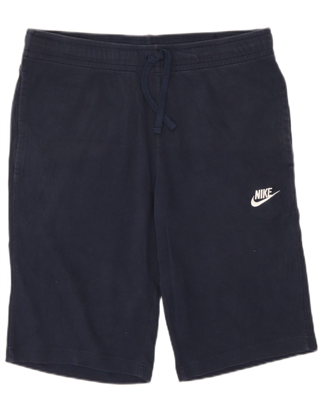 Nike Short de sport pour homme Petit en coton bleu marine