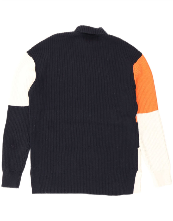 Marks & Spencer Pull col roulé pour femme UK 14 Bleu marine moyen