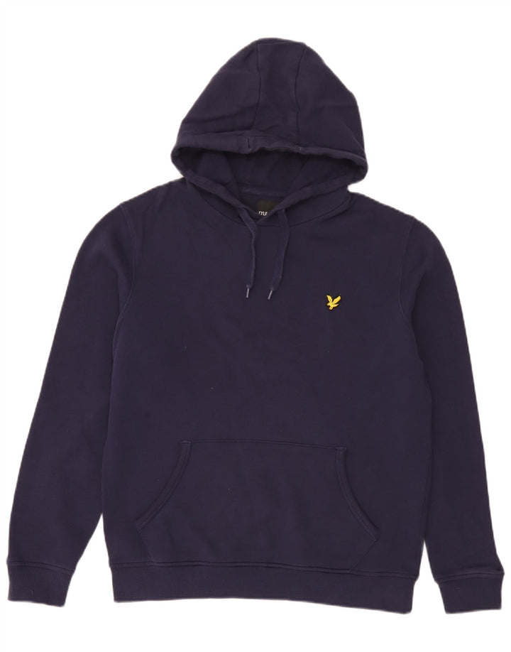 Lyle & Scott Pull à Capuche Homme Bleu Marine Moyen Coton
