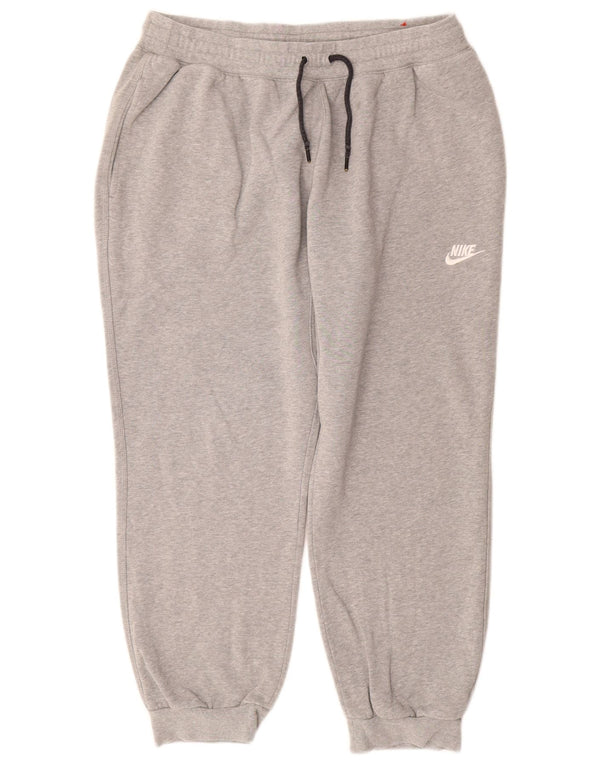 Nike Pantalon de survêtement pour homme XL Gris chiné en coton