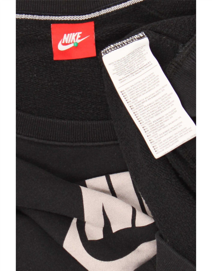 Nike Sweat-shirt graphique pour homme XL en coton noir