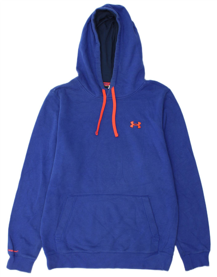 UNDER ARMOUR Pull à capuche pour homme en coton bleu moyen