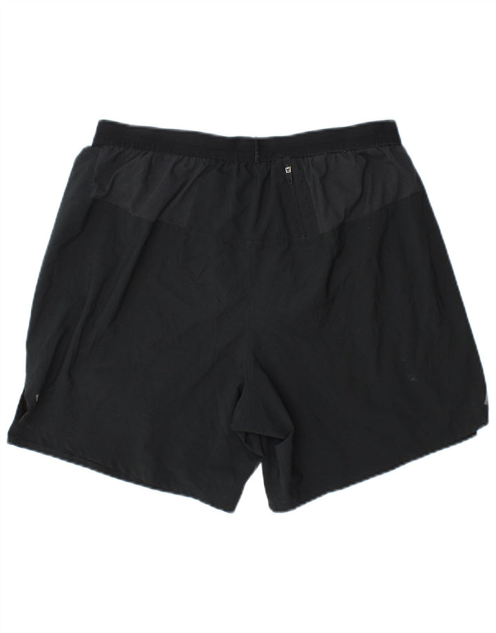 Nike Short de sport Dri Fit pour homme en polyester bleu marine Taille L