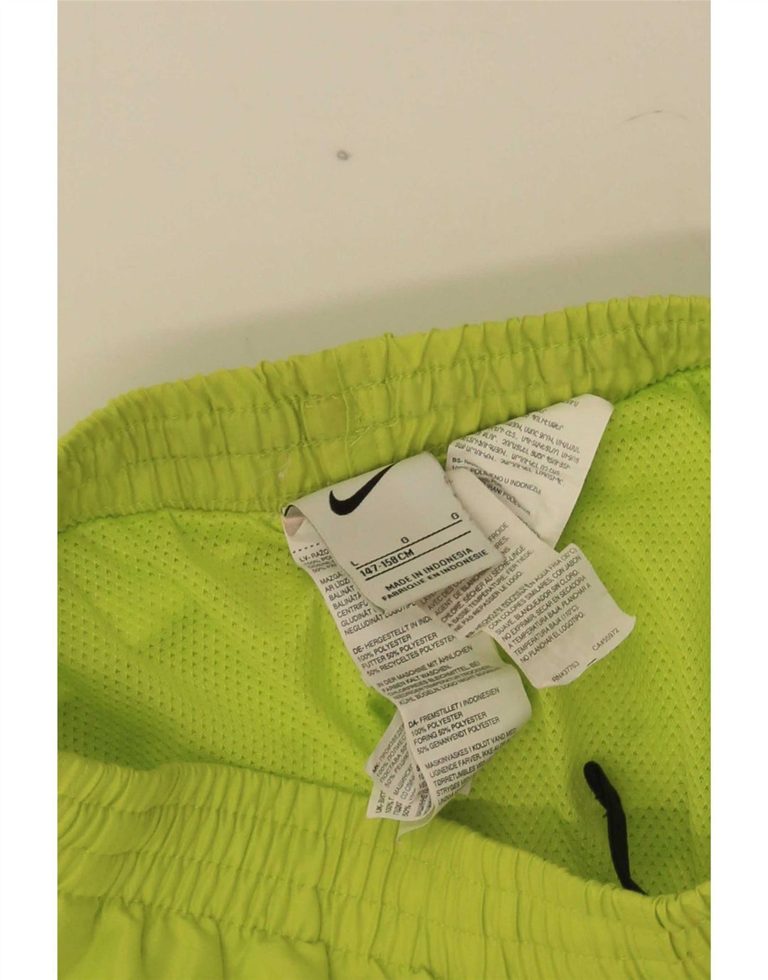 Short de sport Nike garçon 12-13 ans grand vert polyester