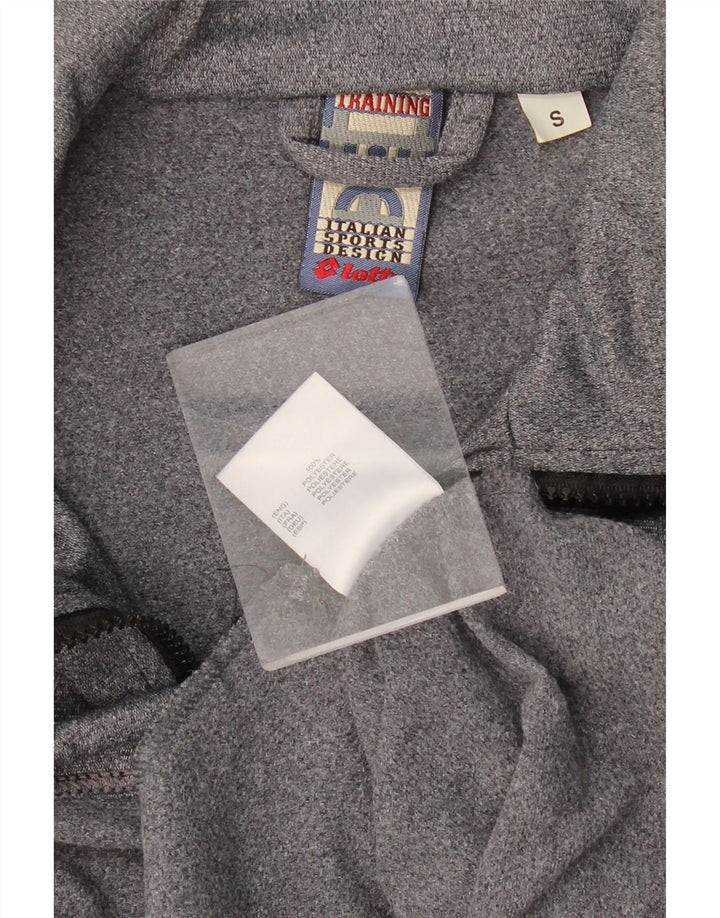 LOTTO Veste de Survêtement Graphique Homme Petit Gris Moucheté Polyester