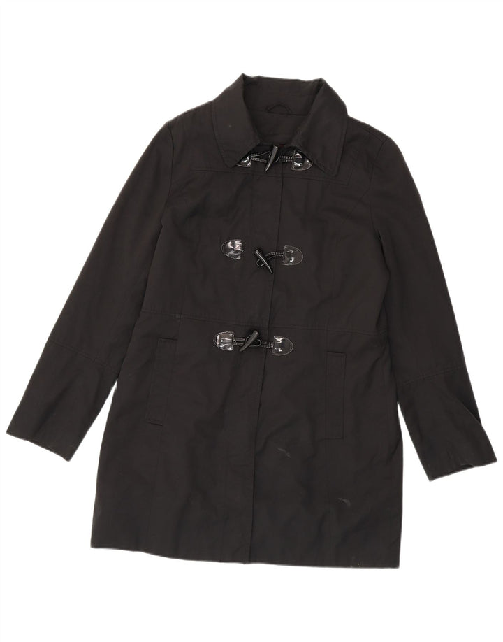 Nautica Duffle Coat Femme UK 14 Coton Noir Moyen