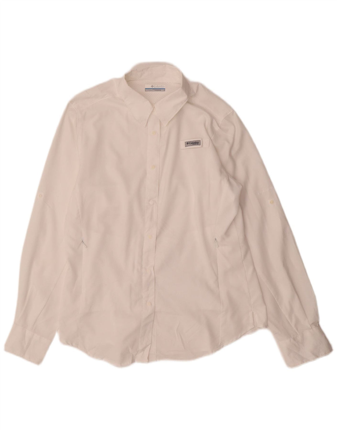 Columbia Chemise surdimensionnée pour femme UK 10 Small Blanc