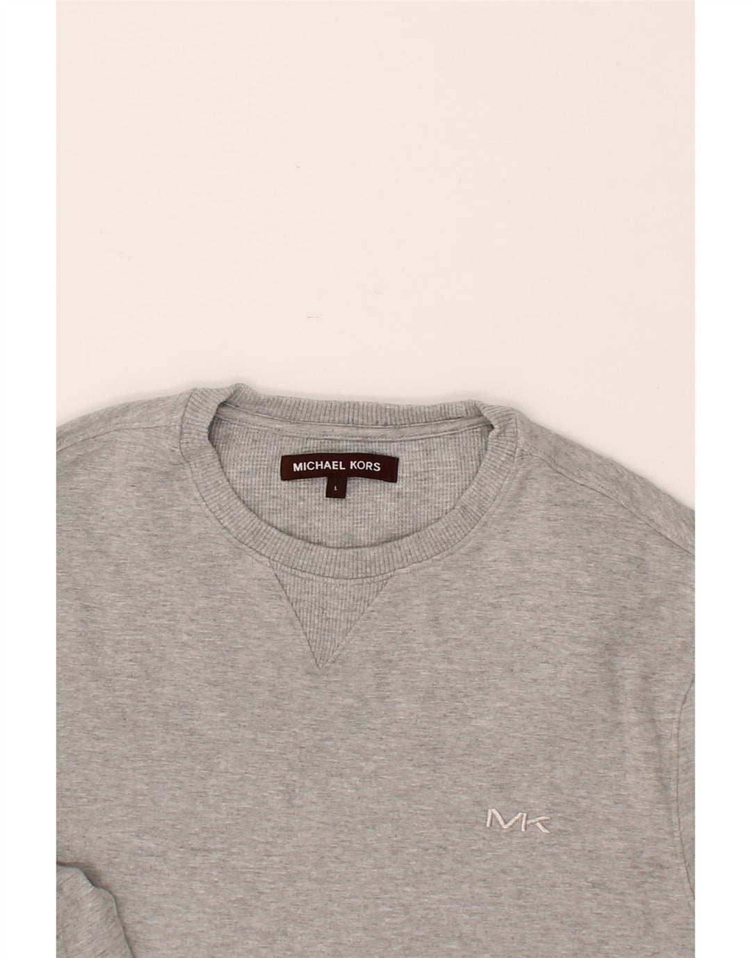 MICHAEL KORS Mens Sweatshirt Jumper Large Grey Cotton Vintage Michael Kors and Second-Hand Michael Kors from Messina Hembry 