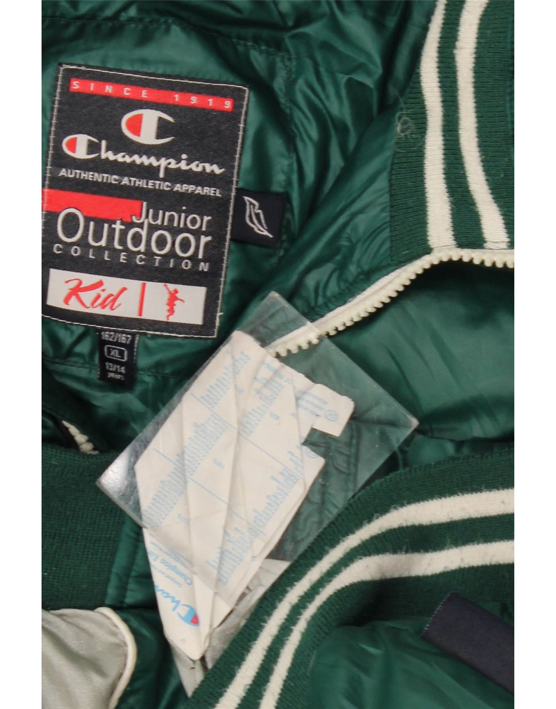 CHAMPION Veste matelassée garçon 13-14 ans XL Vert Polyester