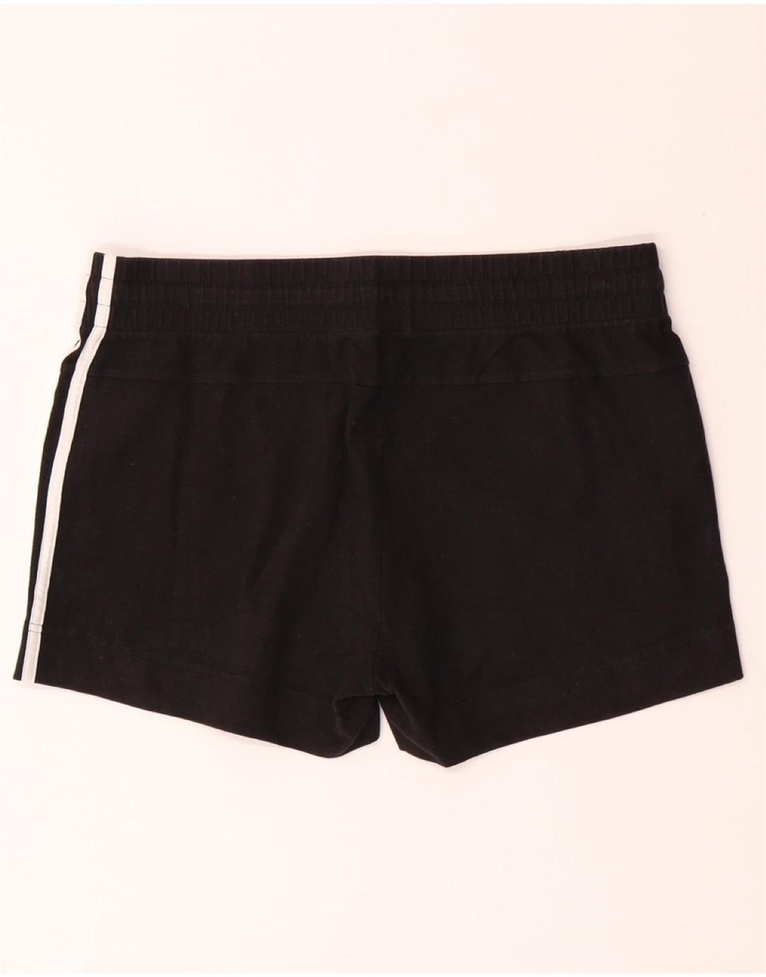 ADIDAS Short de sport pour femme UK 12/14 Coton noir moyen