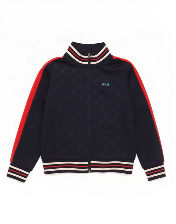 Fila Veste de Survêtement Graphique Garçon 9-10 Ans Bleu Marine Sport