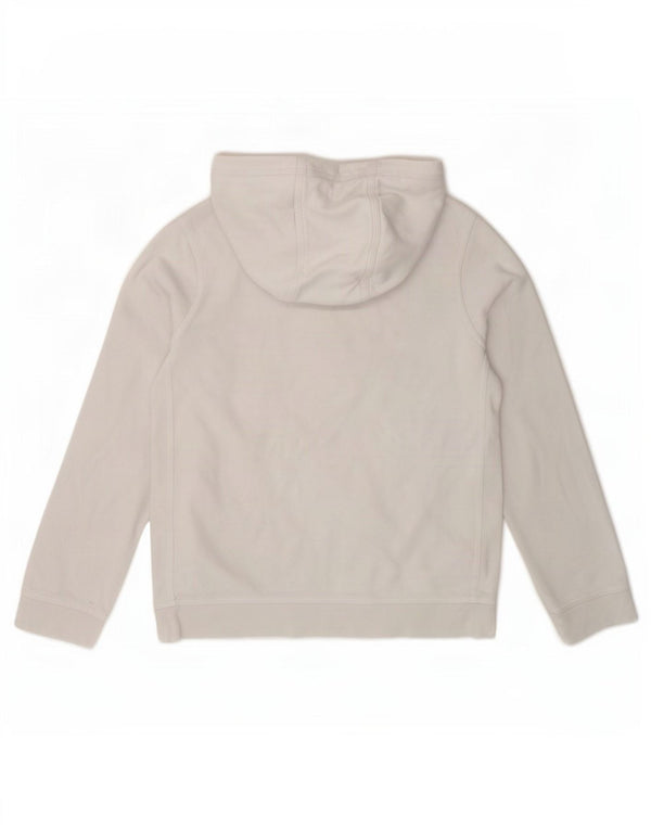 Nike Boys Hoodie Jumper 12-13 Years Large White Cotton