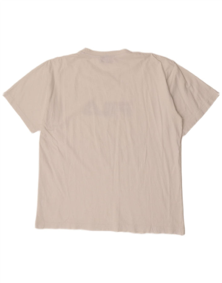 Fila T-Shirt Graphique Homme Grand Blanc