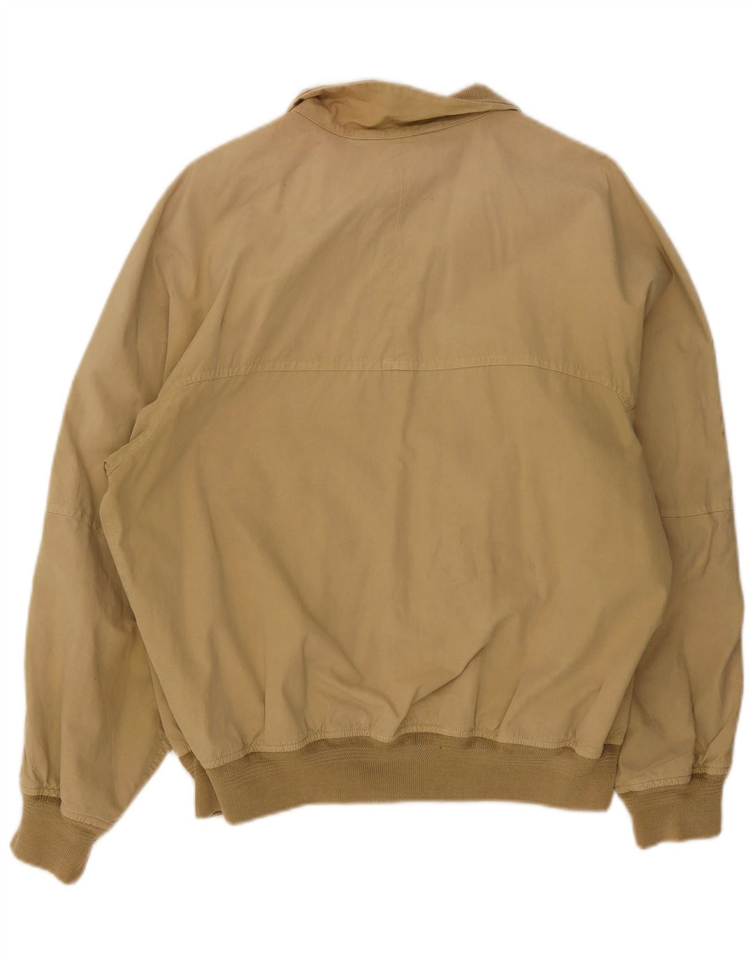 vintage Mens Bomber Jacket UK 40 Grand Coton Beige