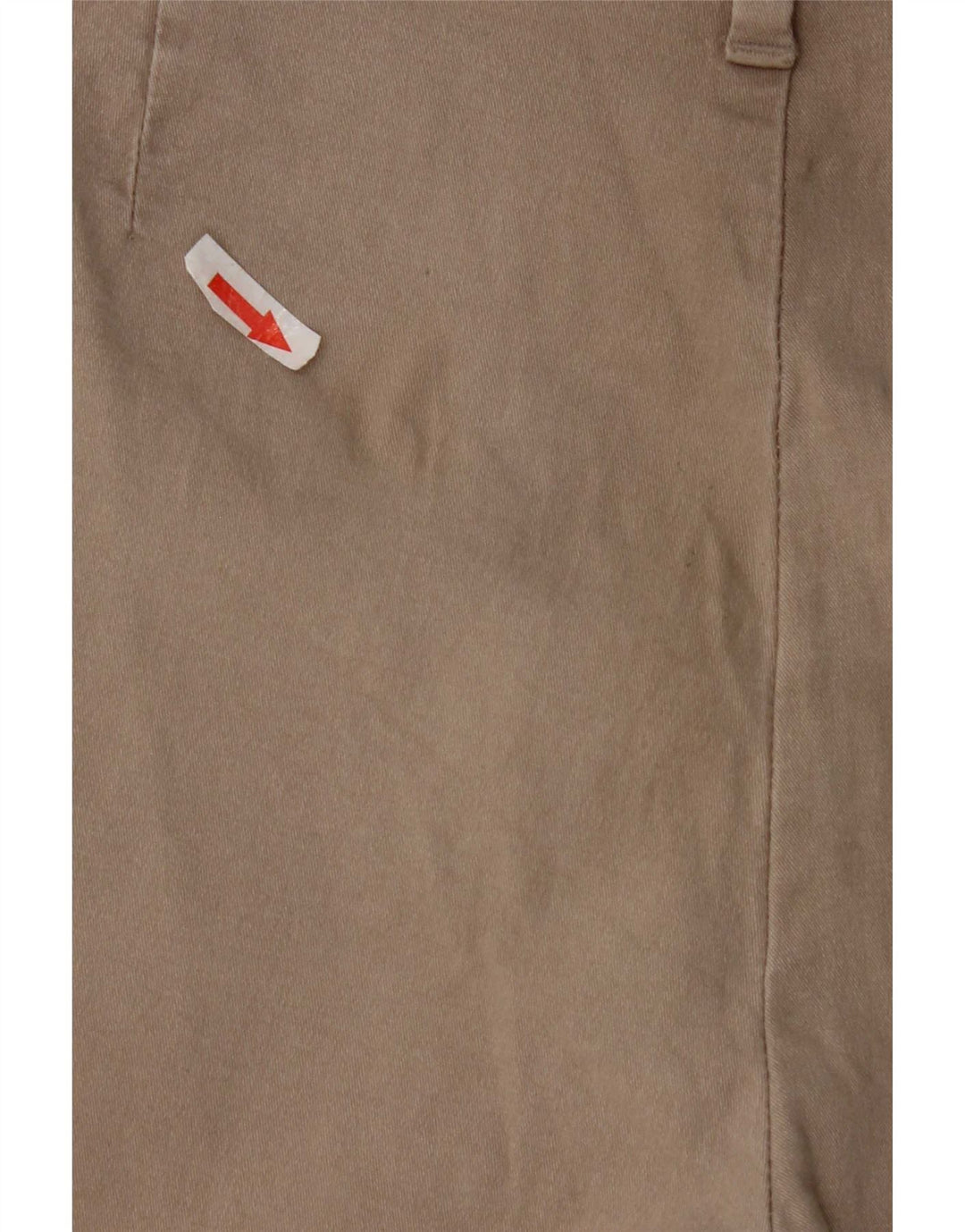 Marks & Spencer Short Chino Homme W32 Gris Moyen Coton