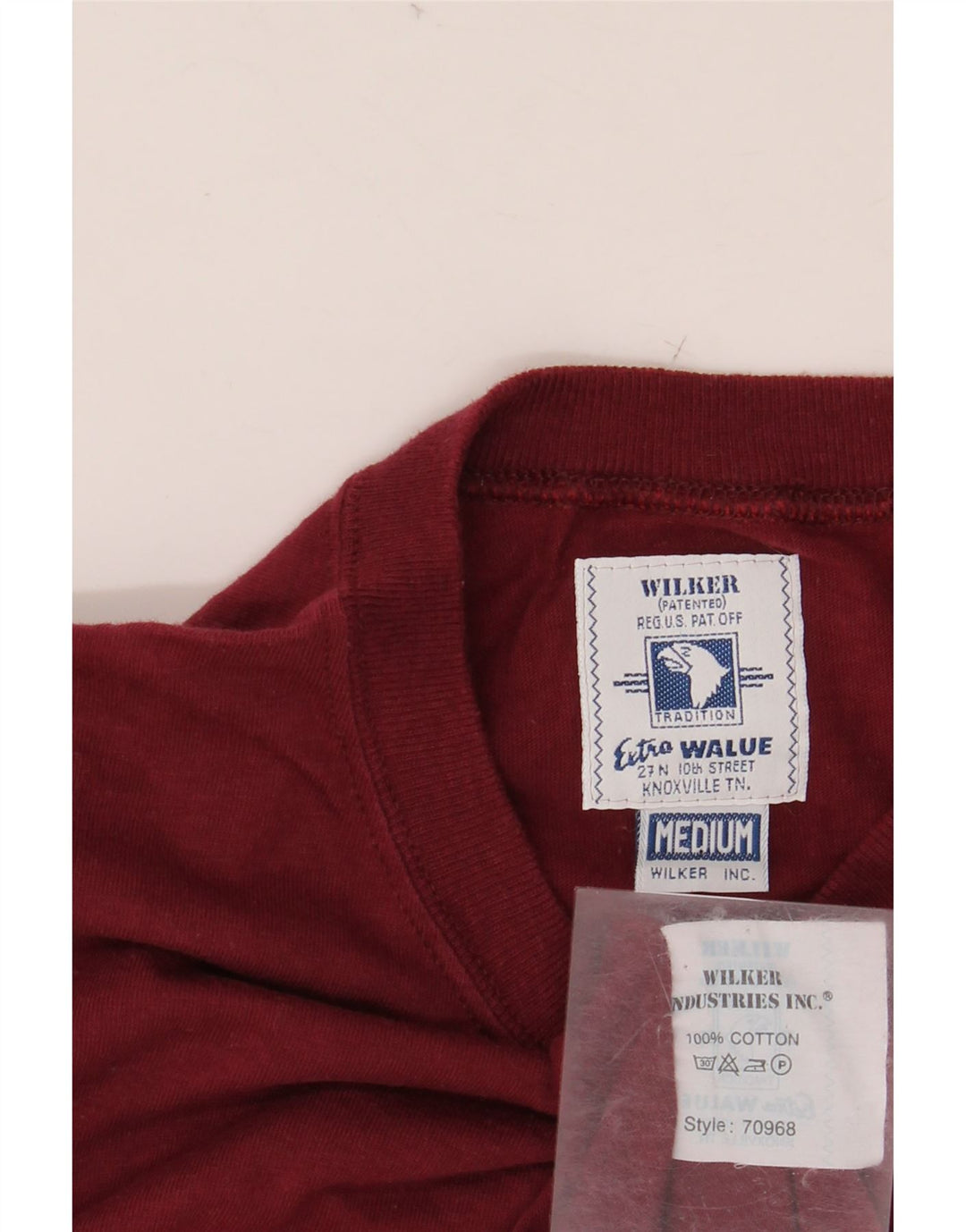 WILKER T-Shirt Graphique Homme Coton Marron Moyen