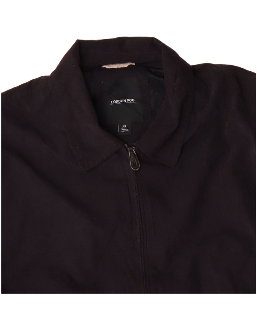 LONDON FOG Veste Bomber Homme UK 42 XL Bleu Marine Polyester