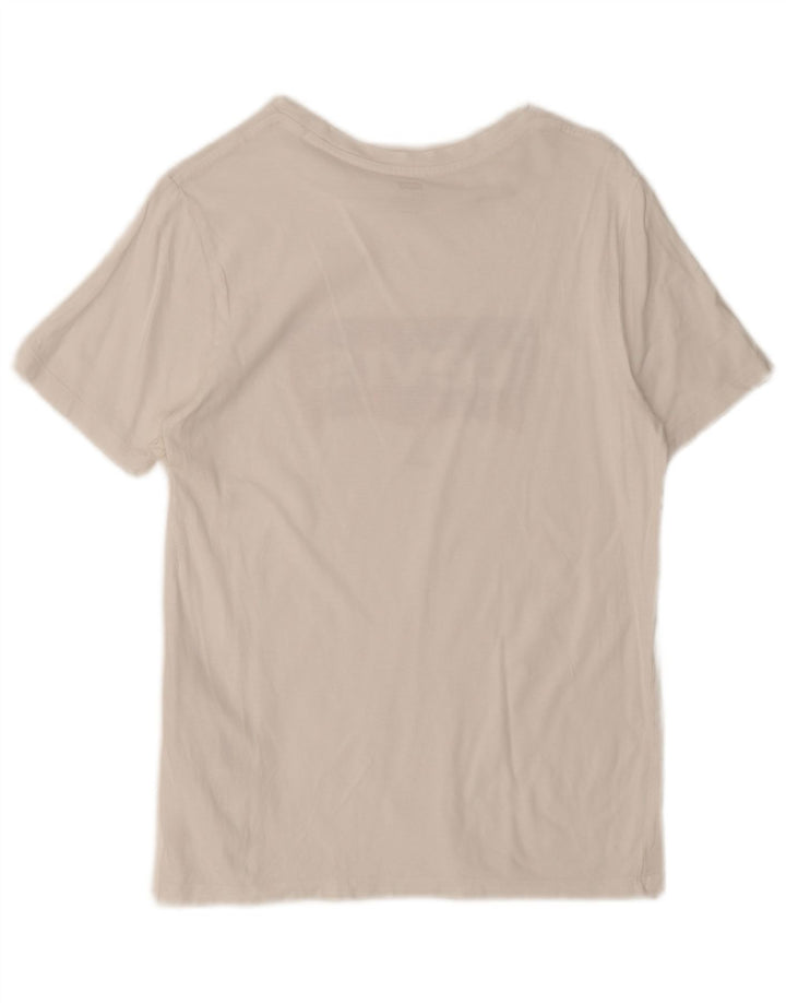 Levi's T-Shirt Graphique Top XS Homme Blanc Coton