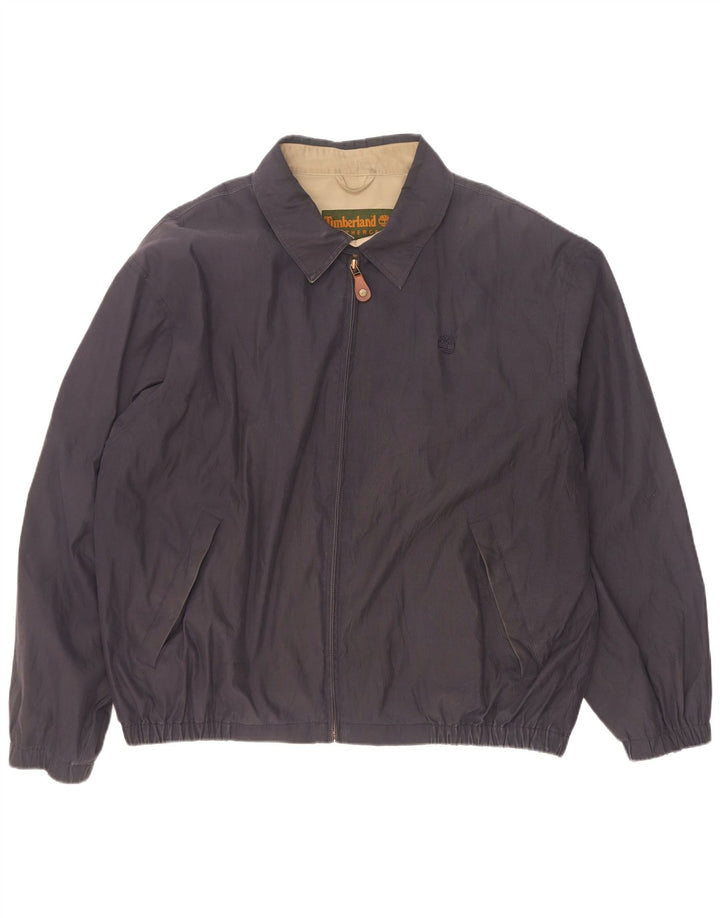 Timberland Veste Bomber Homme UK 42 XL Bleu Marine Polyester
