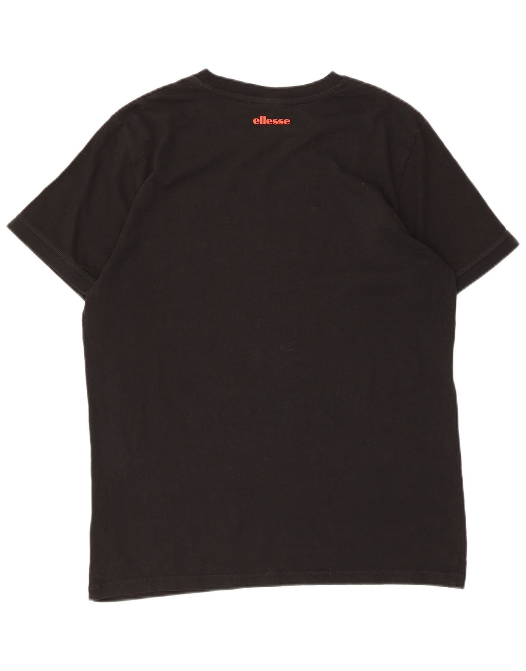 Ellesse T-shirt graphique pour femme UK 14 Noir moyen