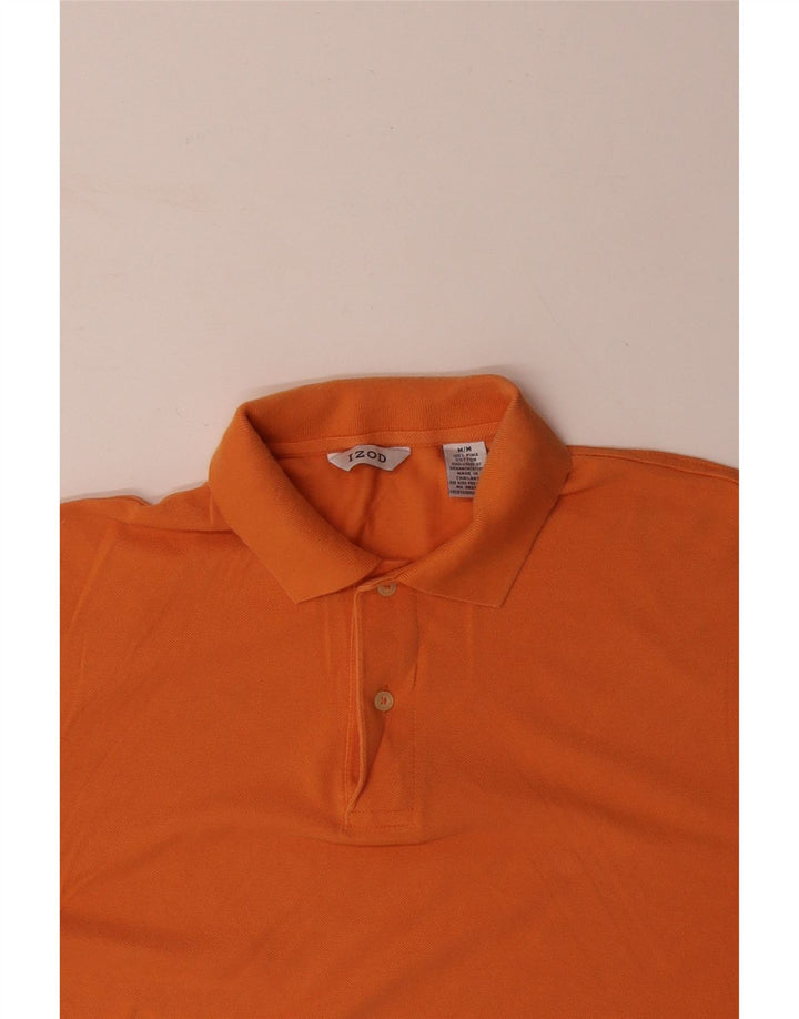 IZOD Polo Homme Orange Moyen Coton