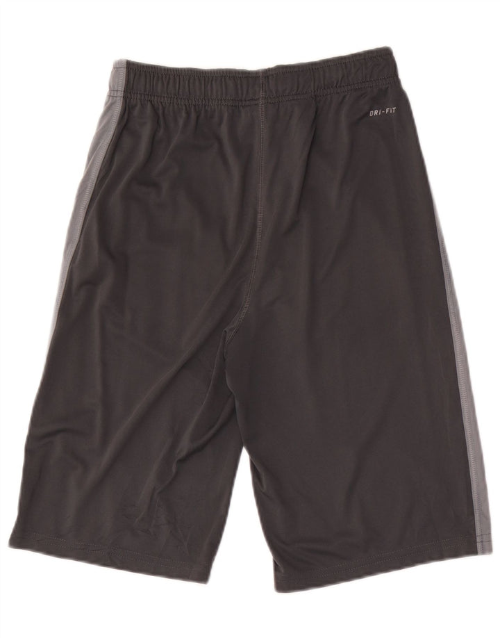 NIKE Short de sport Dri Fit pour hommes, grand, gris, polyester