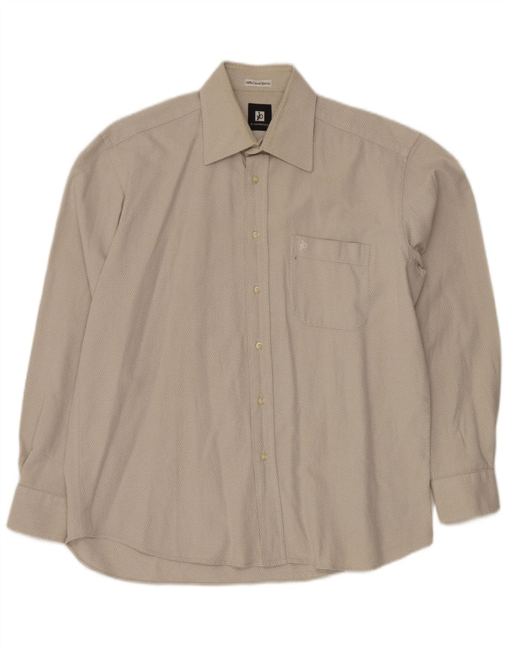 ROCCOBAROCCO Chemise Homme Taille 41 16 Grand Coton Beige