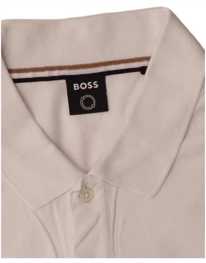 Hugo Boss Polo Homme XL Blanc