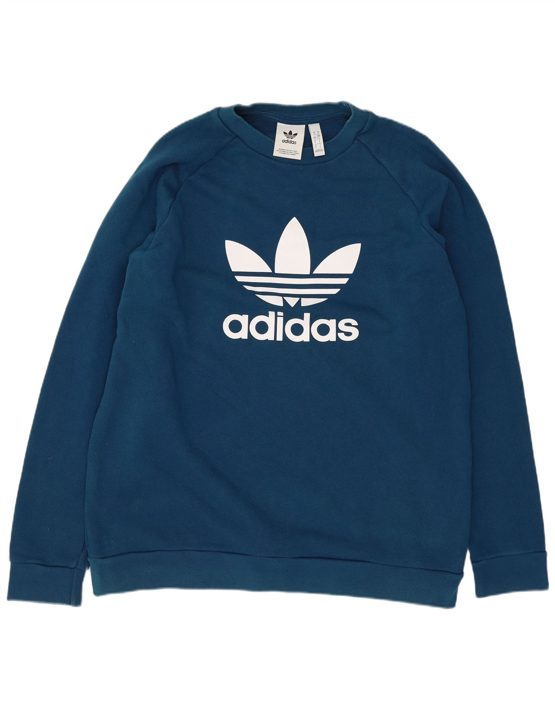 ADIDAS Sweat-shirt graphique pour hommes, grand coton bleu