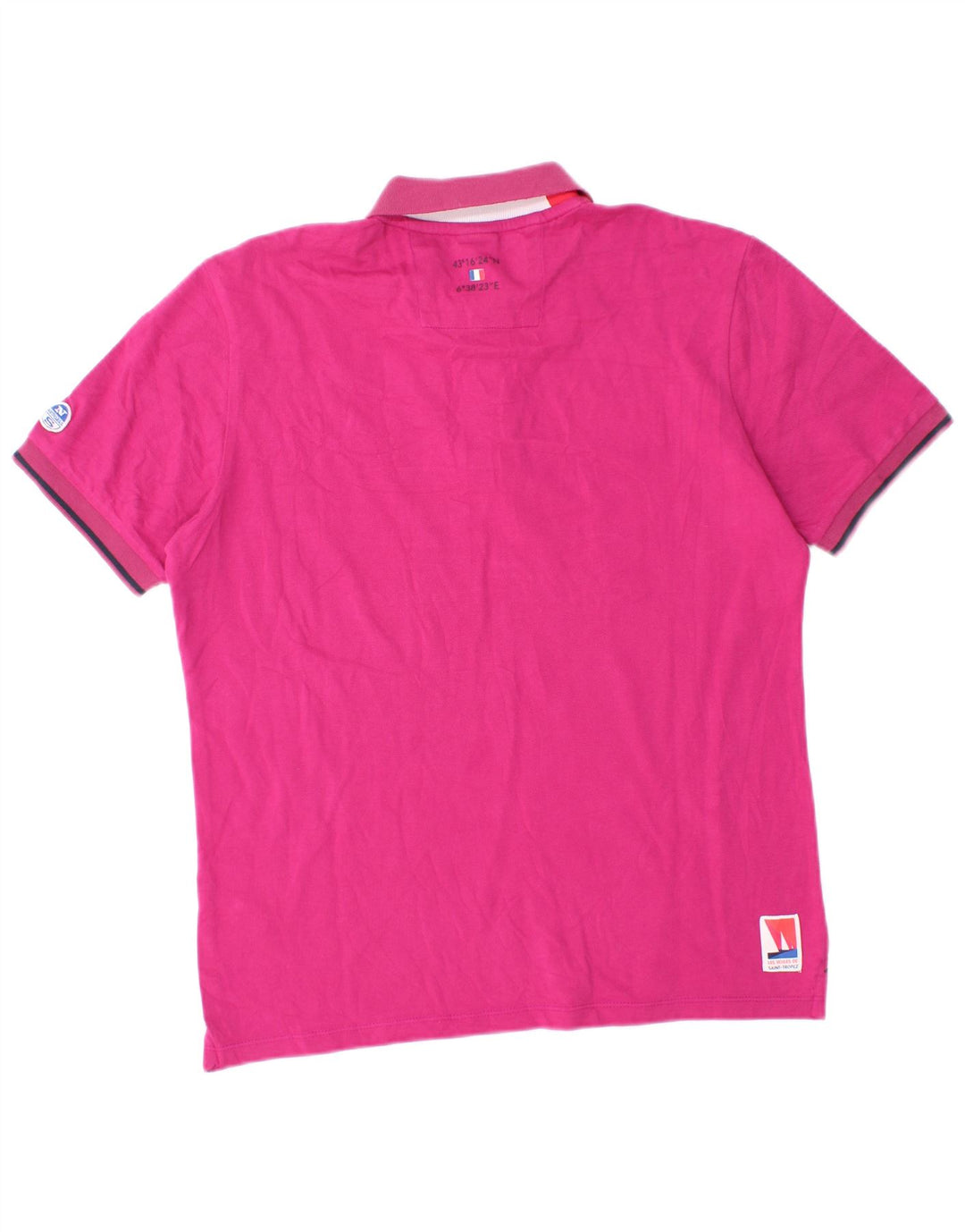 North Sails Polo Graphique Homme Petit Rose Coton