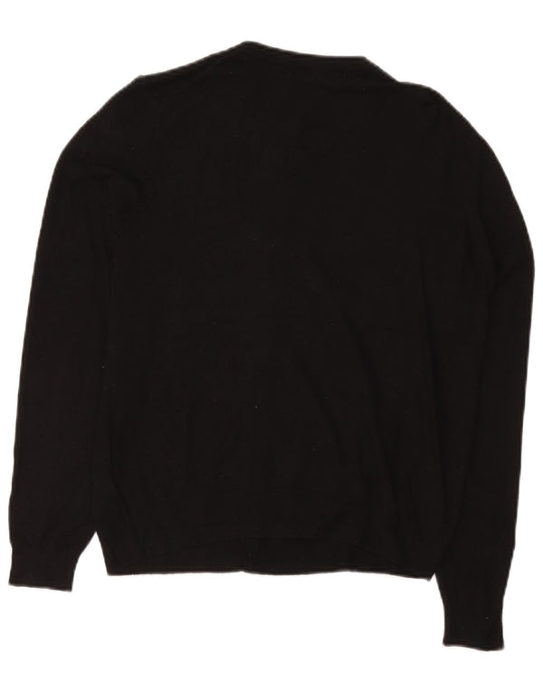Marks & Spencer Pull Cardigan Femme UK 14 Large Viscose Noir