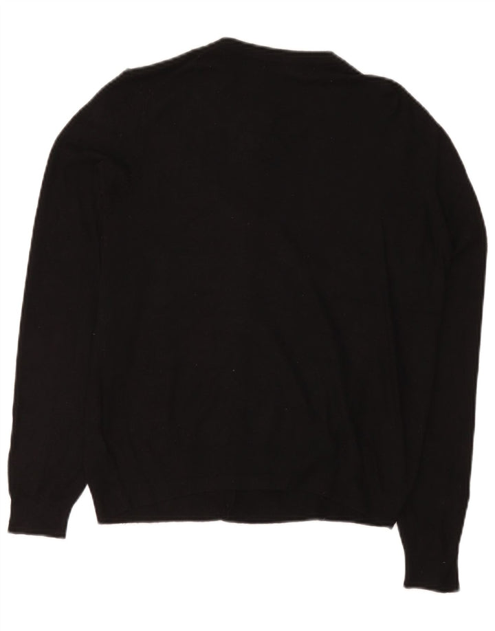 Marks & Spencer Pull Cardigan Femme UK 14 Large Viscose Noir