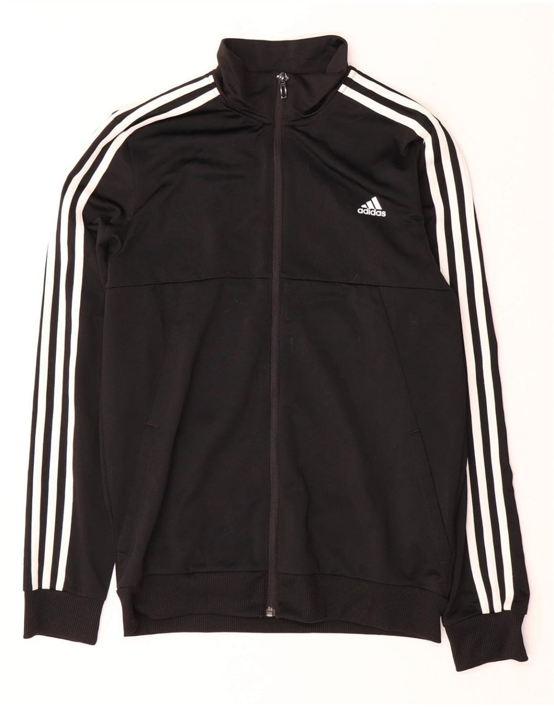 ADIDAS Veste de survêtement Climalite Garçon 15-16 ans Noir Polyester