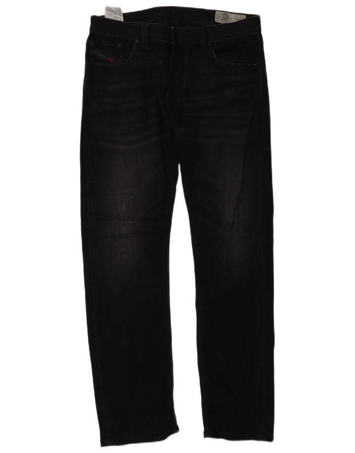 Diesel Jean Droit Homme W34 L32 Noir Coton
