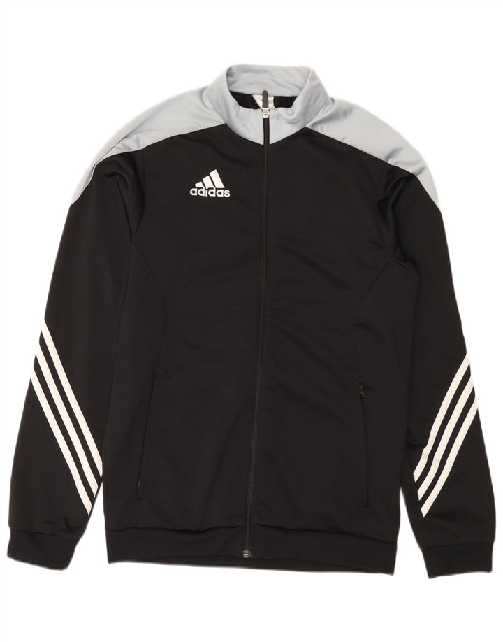 Adidas Veste de survêtement pour homme Petit Noir Colorblock Polyester