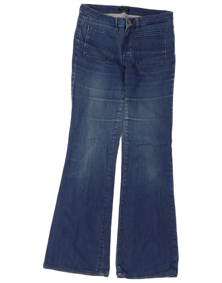 Massimo Dutti Jean évasé pour femme EU 40 Medium W30 L33 Bleu Coton