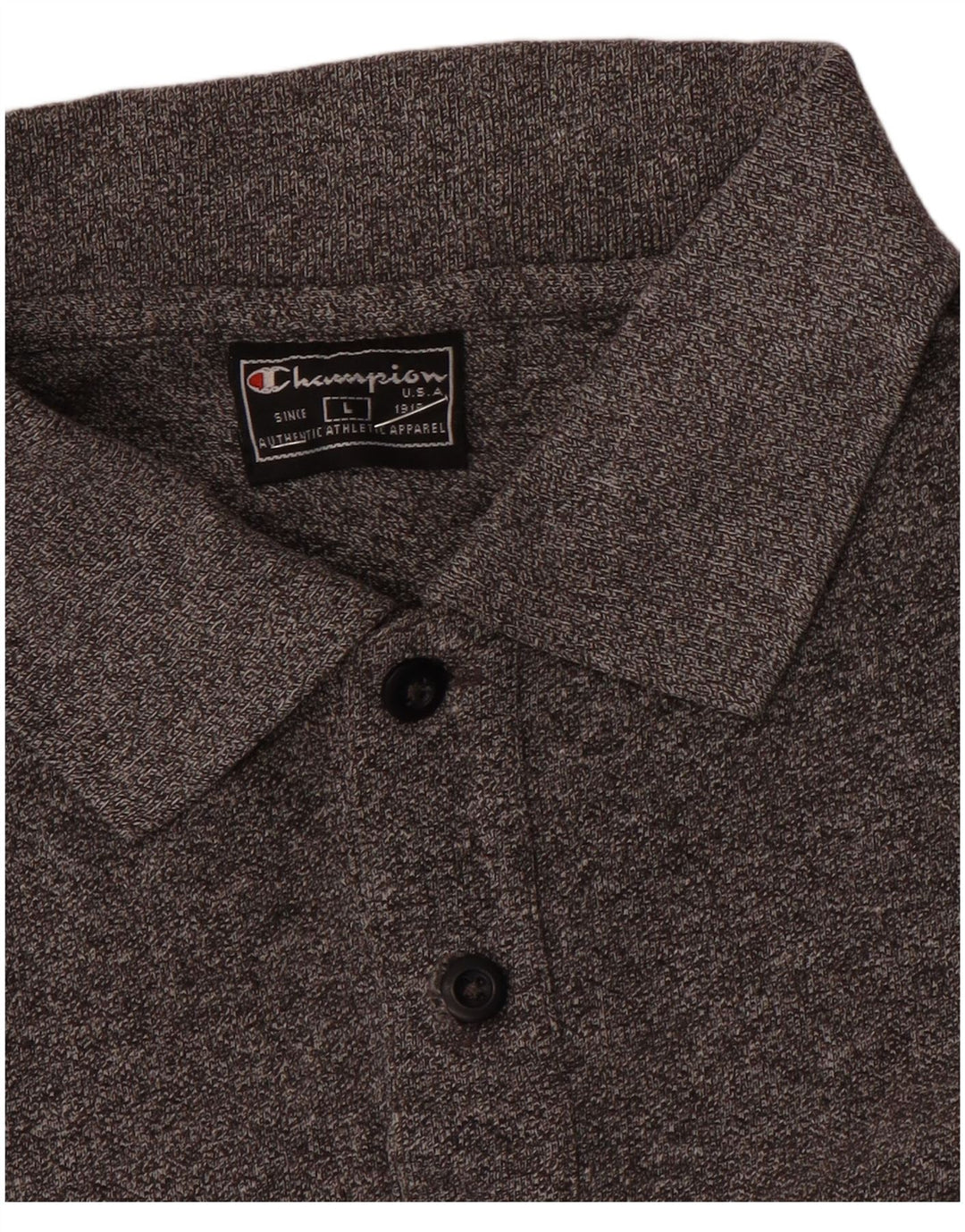 Champion Polo Homme Grand Gris Moucheté