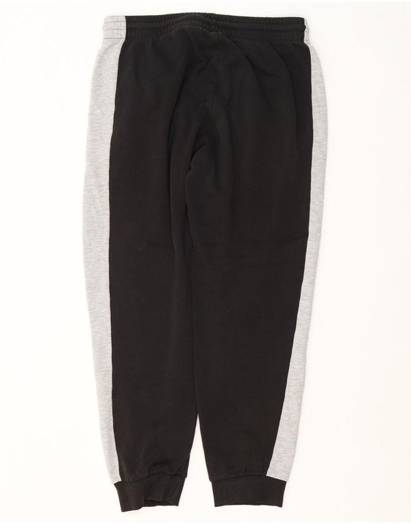Kappa Pantalon de survêtement pour homme en coton color block Noir Taille L