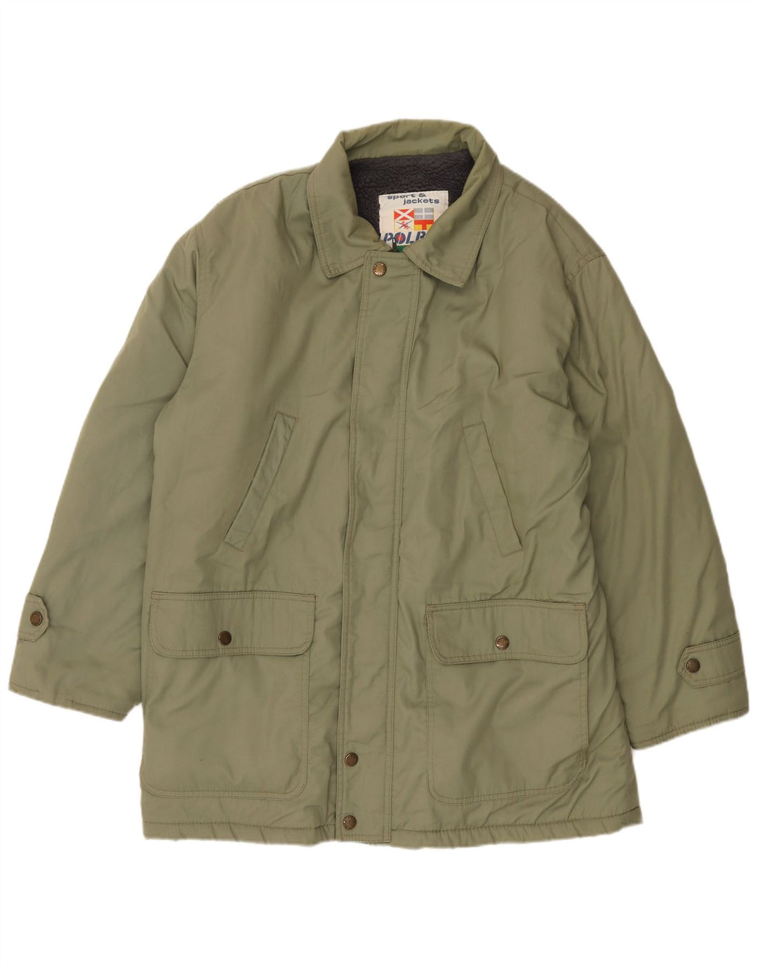 Polbot Veste coupe-vent pour homme UK 42 XL Vert Polyamide