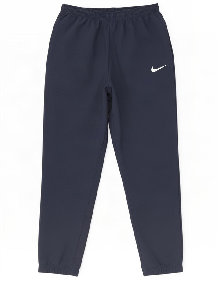 Nike Pantalon de survêtement pour homme UK 38/40 Bleu marine moyen Polyester