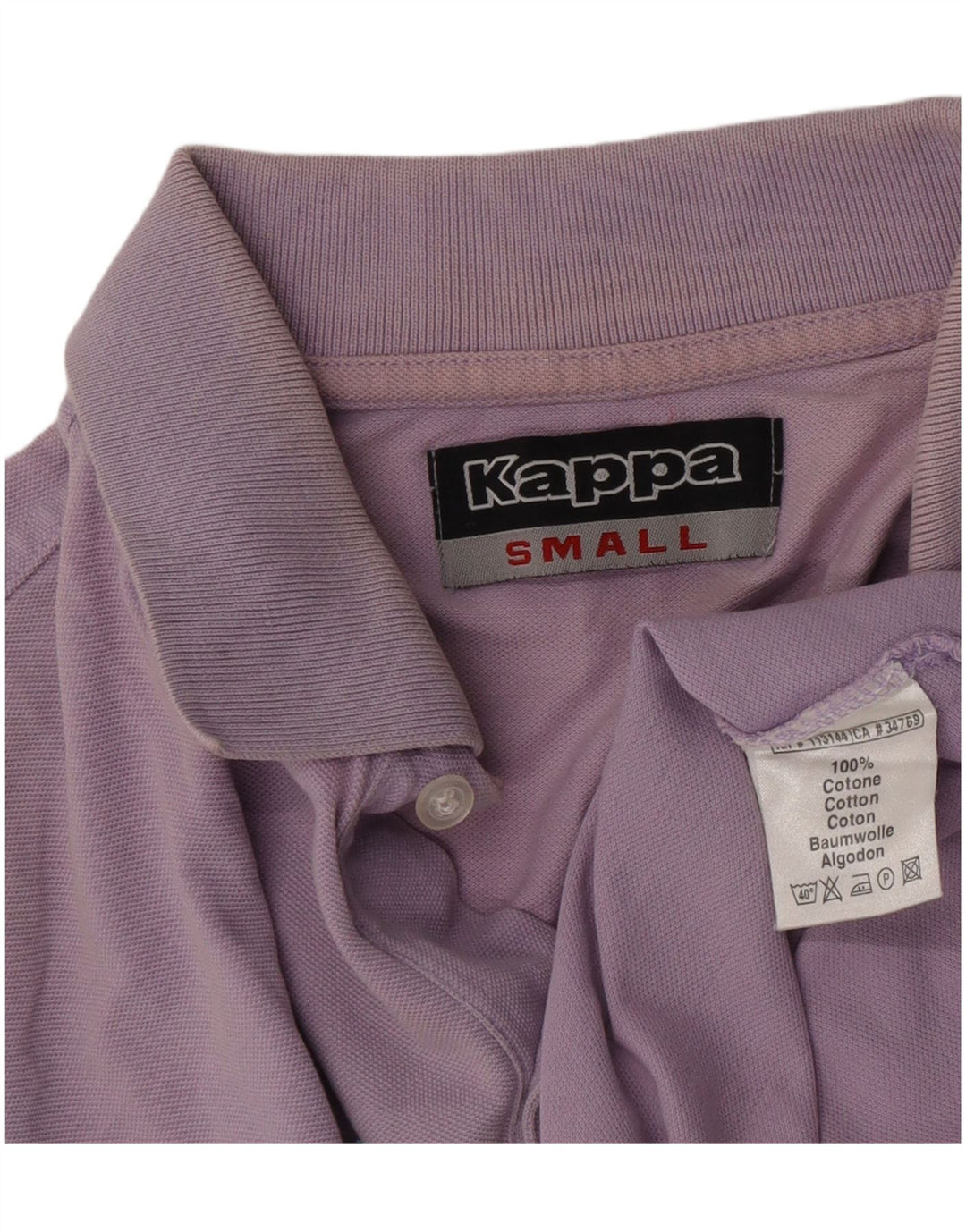 Kappa Polo Homme Petit Violet Coton