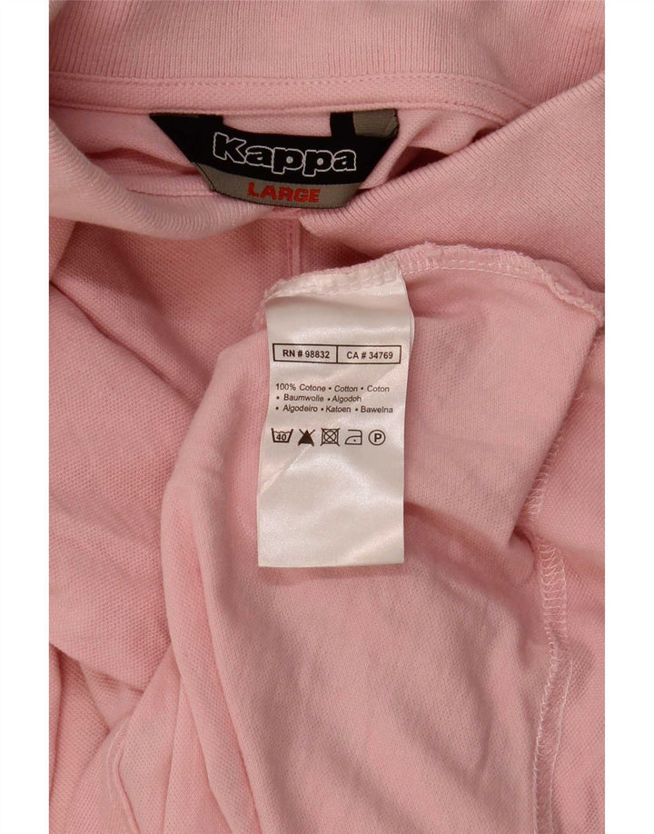Kappa Polo Homme Grand Rose Coton