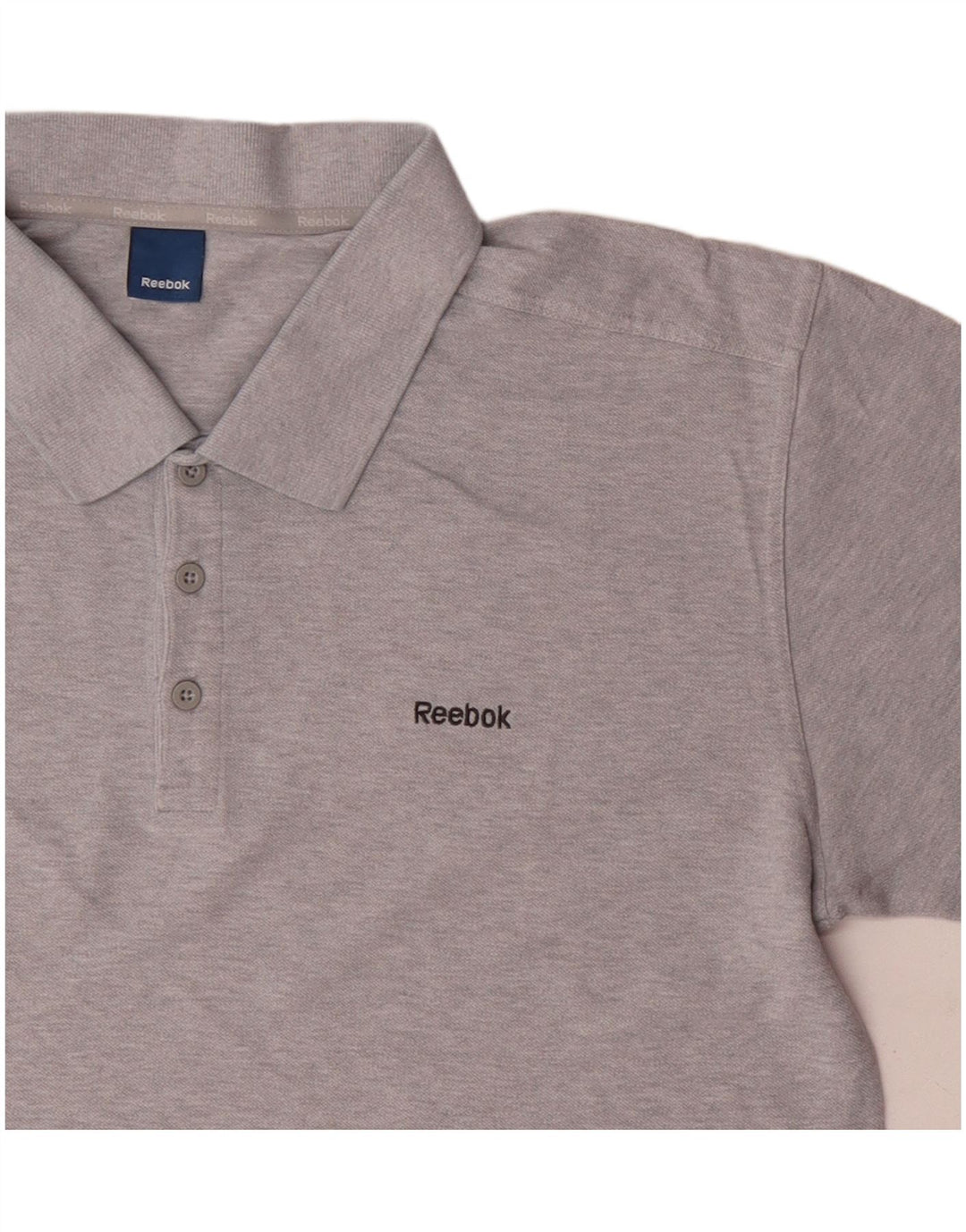 Reebok Polo Homme XL Gris Coton