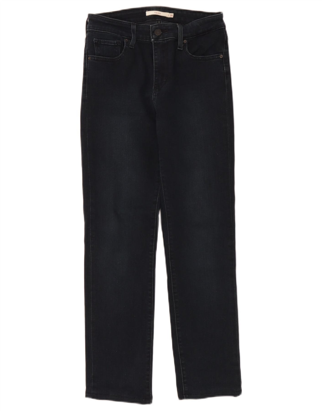 Levi's Jean Slim 712 Femme W26 L27 Bleu Marine Coton