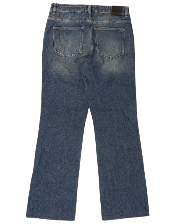 Massimo Dutti Jean bootcut taille haute pour femme EU 40 Medium W30 L31 Bleu