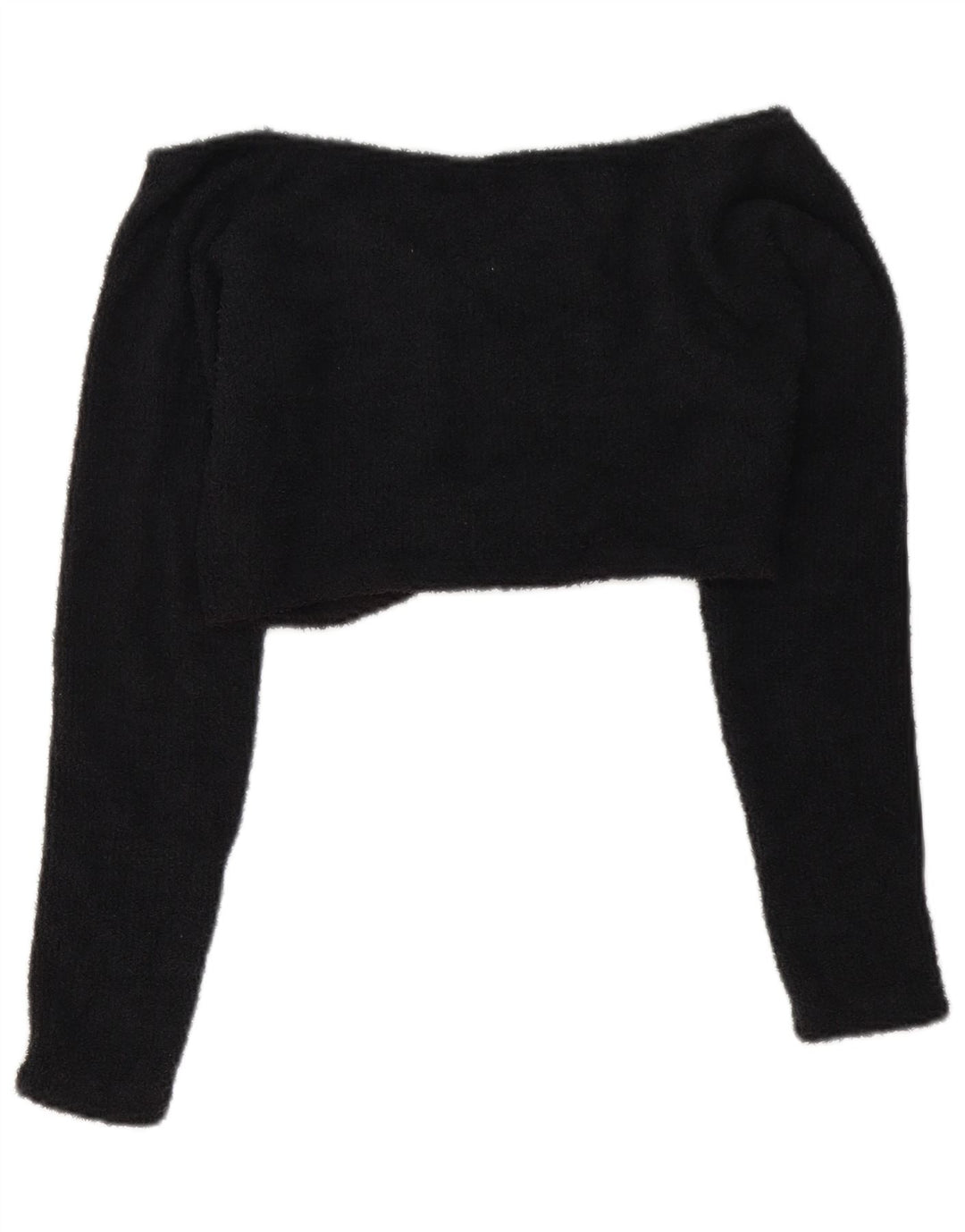 Adidas Haut court en polaire à épaules dénudées pour femme UK 12 Noir moyen Polyester