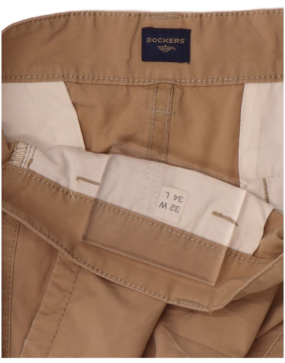 DOCKERS Pantalon Chino Droit Homme W32 L29 Beige