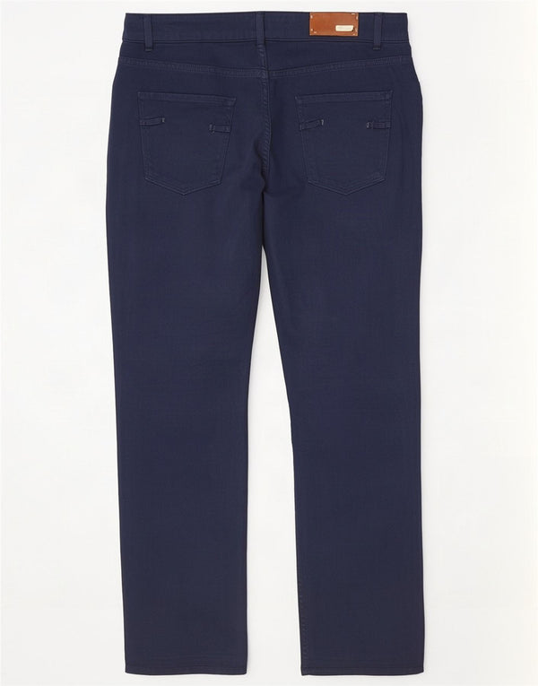 Trussardi Femme Jean Slim W31 L30 Bleu Marine Coton